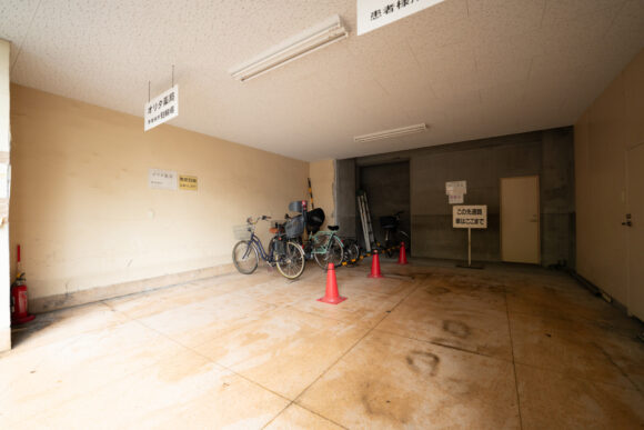 ホワイトエッセンス広島駅前歯科の駐輪場